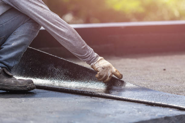 Professional Basement Waterproofing technician working in Medora, IN